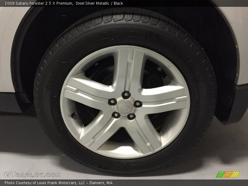 Steel Silver Metallic / Black 2009 Subaru Forester 2.5 X Premium