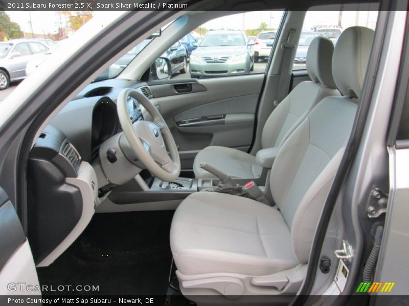 Spark Silver Metallic / Platinum 2011 Subaru Forester 2.5 X
