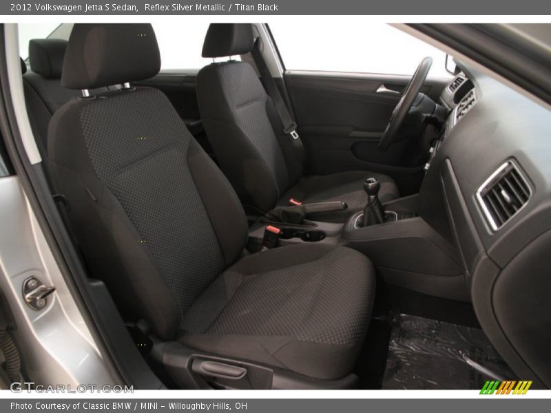 Reflex Silver Metallic / Titan Black 2012 Volkswagen Jetta S Sedan