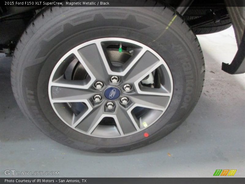 Magnetic Metallic / Black 2015 Ford F150 XLT SuperCrew