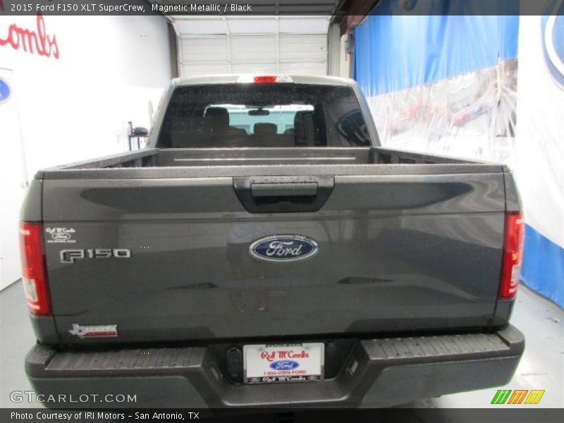 Magnetic Metallic / Black 2015 Ford F150 XLT SuperCrew