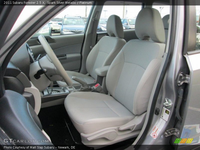 Spark Silver Metallic / Platinum 2011 Subaru Forester 2.5 X