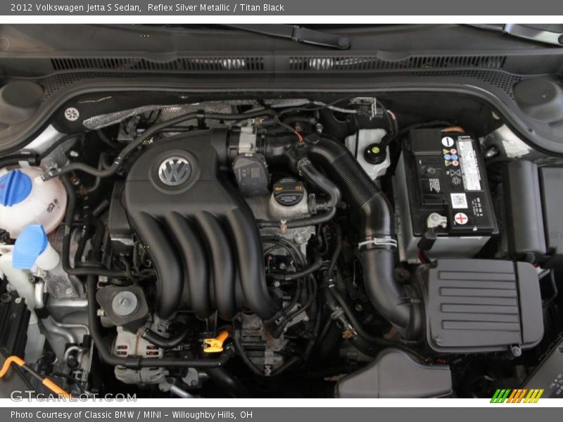 Reflex Silver Metallic / Titan Black 2012 Volkswagen Jetta S Sedan