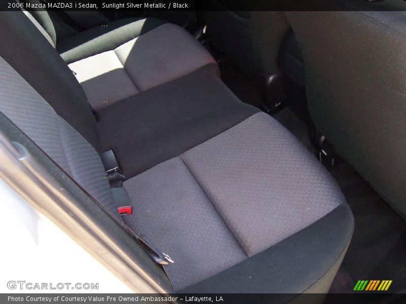 Sunlight Silver Metallic / Black 2006 Mazda MAZDA3 i Sedan