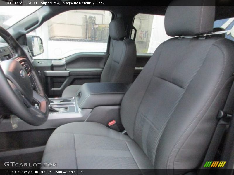Magnetic Metallic / Black 2015 Ford F150 XLT SuperCrew