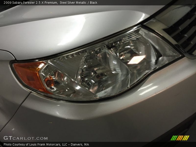 Steel Silver Metallic / Black 2009 Subaru Forester 2.5 X Premium
