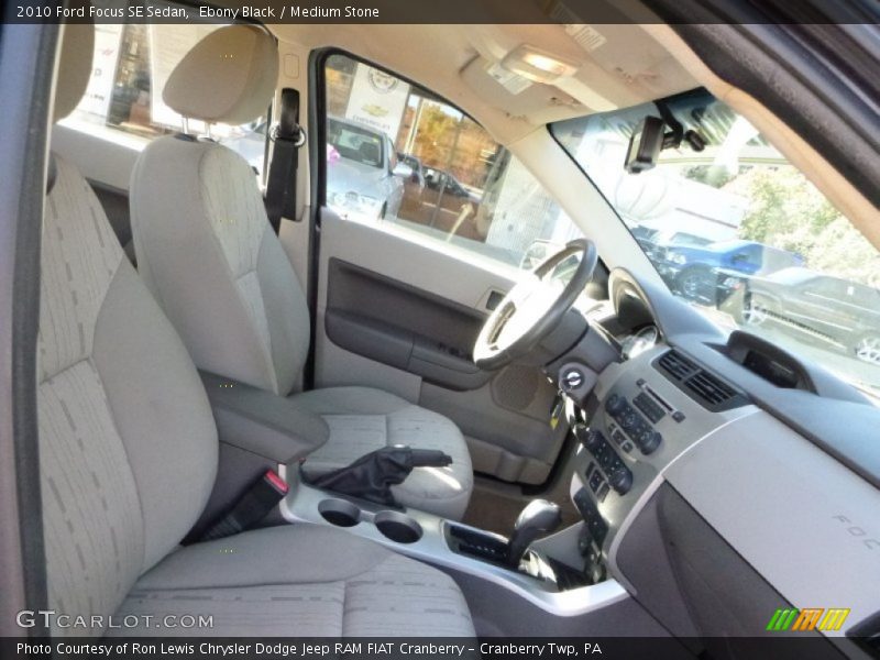 Ebony Black / Medium Stone 2010 Ford Focus SE Sedan
