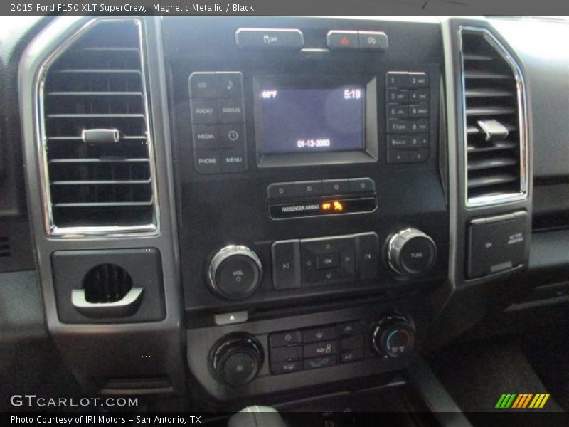 Magnetic Metallic / Black 2015 Ford F150 XLT SuperCrew