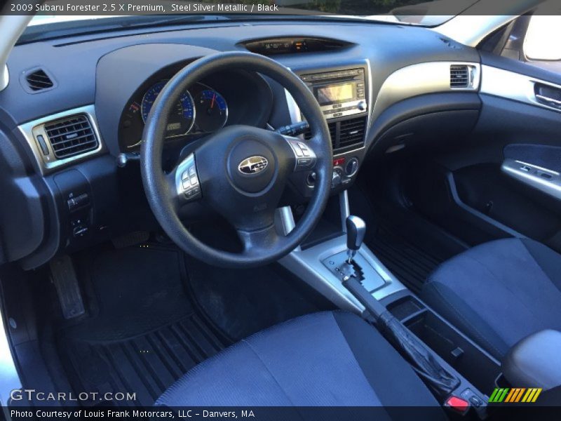 Steel Silver Metallic / Black 2009 Subaru Forester 2.5 X Premium