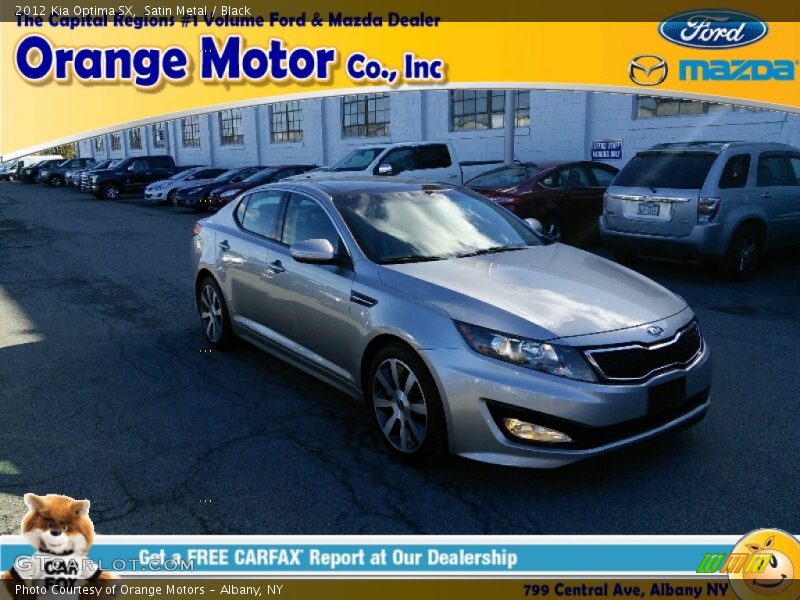 Satin Metal / Black 2012 Kia Optima SX