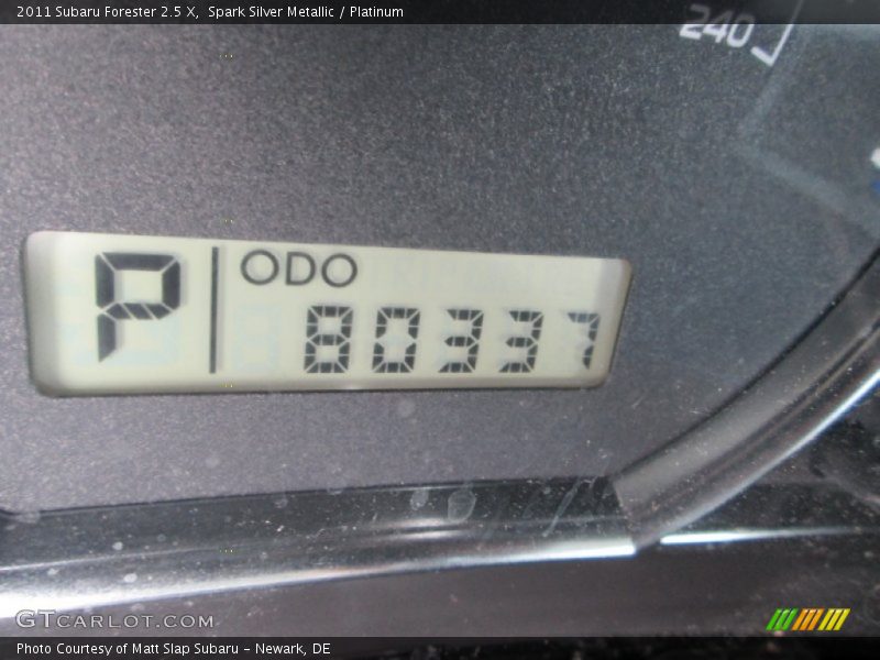 Spark Silver Metallic / Platinum 2011 Subaru Forester 2.5 X