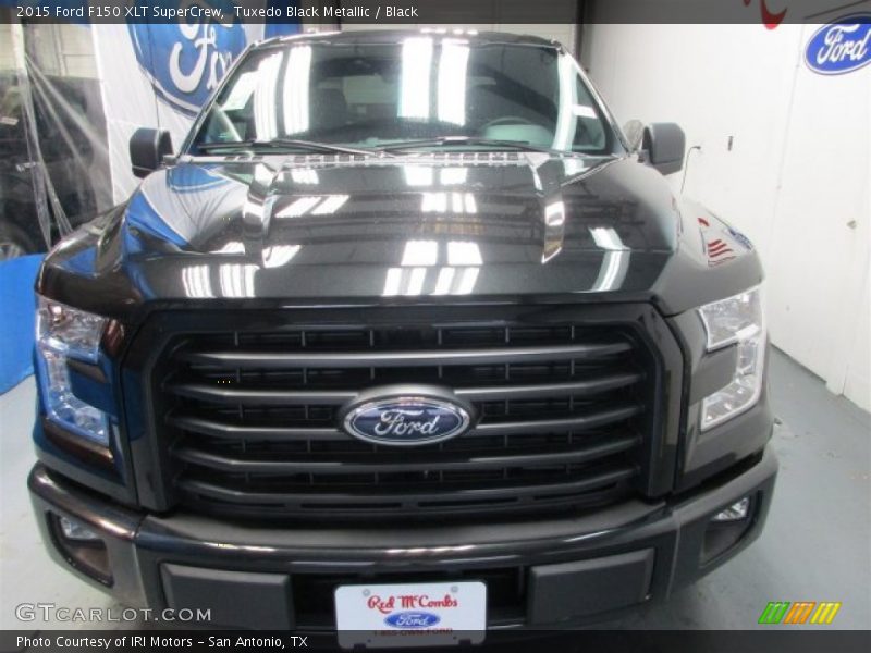 Tuxedo Black Metallic / Black 2015 Ford F150 XLT SuperCrew