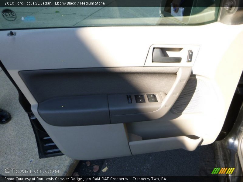 Ebony Black / Medium Stone 2010 Ford Focus SE Sedan