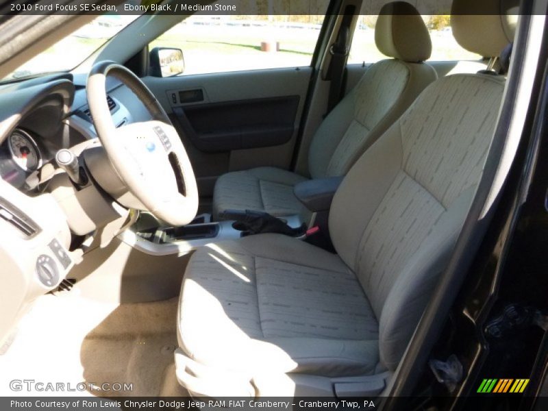 Ebony Black / Medium Stone 2010 Ford Focus SE Sedan