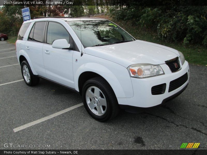 Polar White / Gray 2007 Saturn VUE V6 AWD