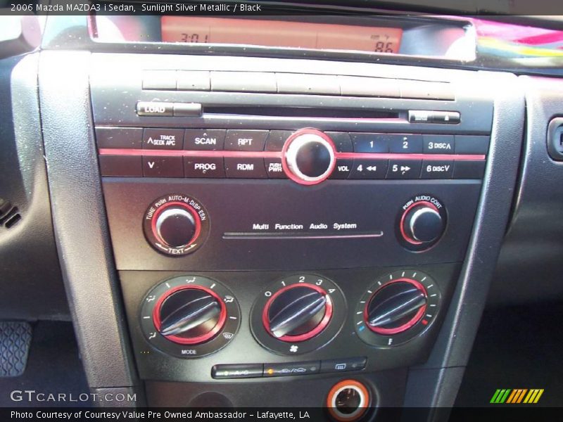 Sunlight Silver Metallic / Black 2006 Mazda MAZDA3 i Sedan