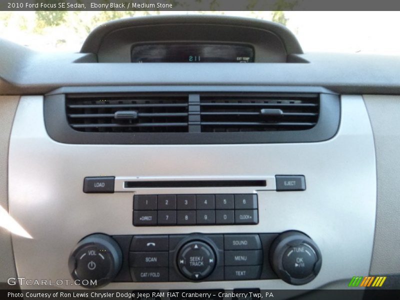 Ebony Black / Medium Stone 2010 Ford Focus SE Sedan