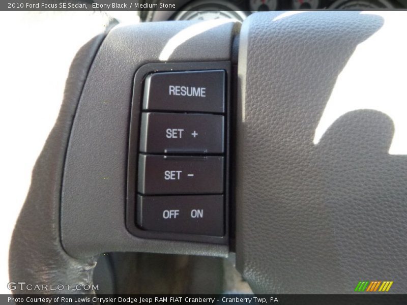 Ebony Black / Medium Stone 2010 Ford Focus SE Sedan