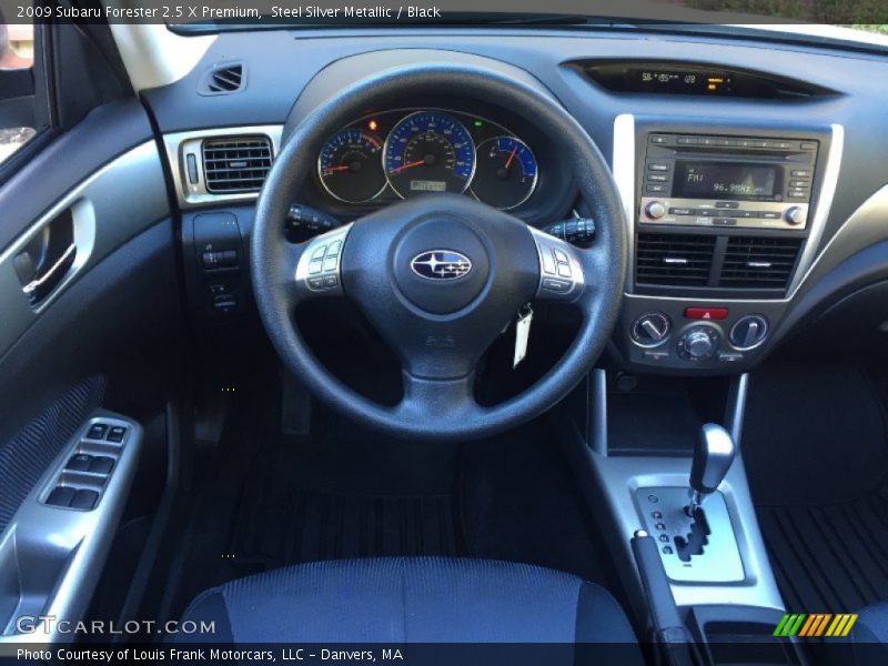 Steel Silver Metallic / Black 2009 Subaru Forester 2.5 X Premium