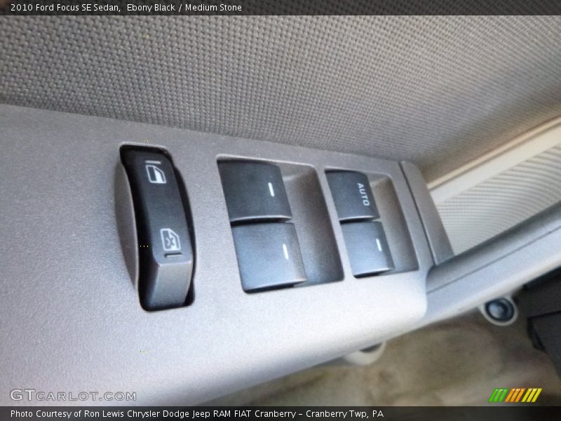Ebony Black / Medium Stone 2010 Ford Focus SE Sedan