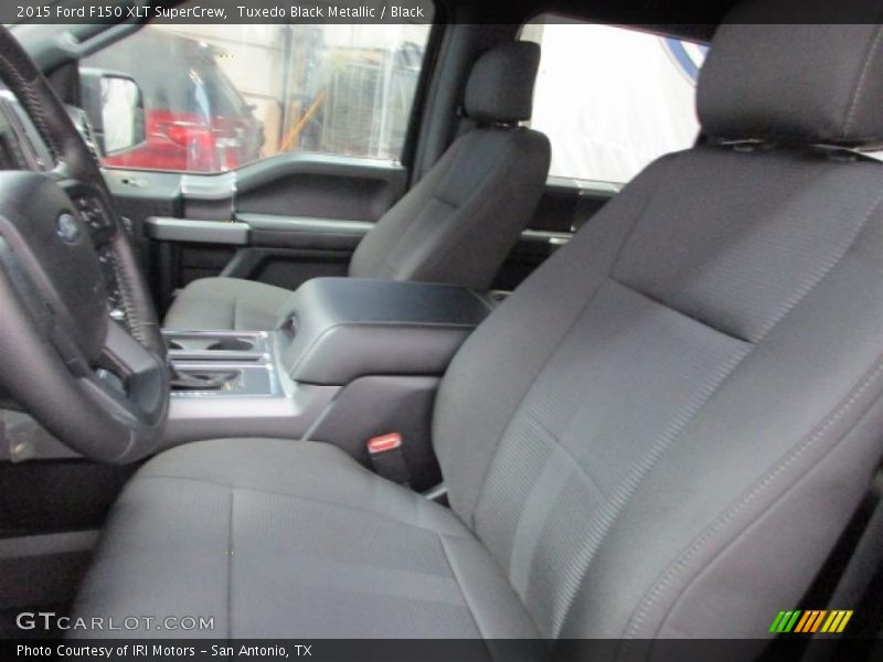 Tuxedo Black Metallic / Black 2015 Ford F150 XLT SuperCrew