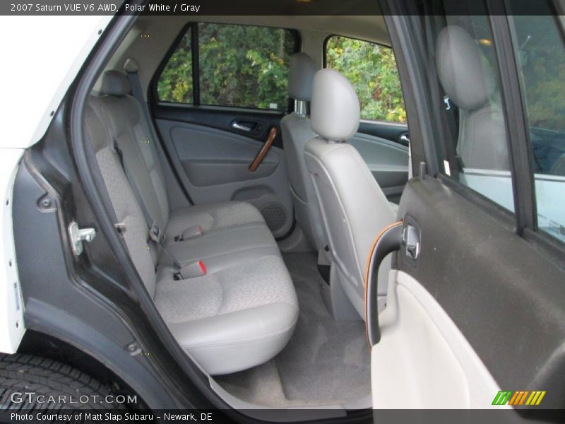 Polar White / Gray 2007 Saturn VUE V6 AWD
