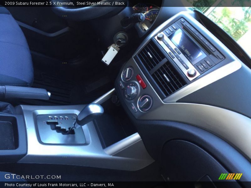 Steel Silver Metallic / Black 2009 Subaru Forester 2.5 X Premium