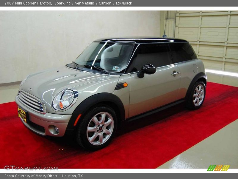Sparkling Silver Metallic / Carbon Black/Black 2007 Mini Cooper Hardtop