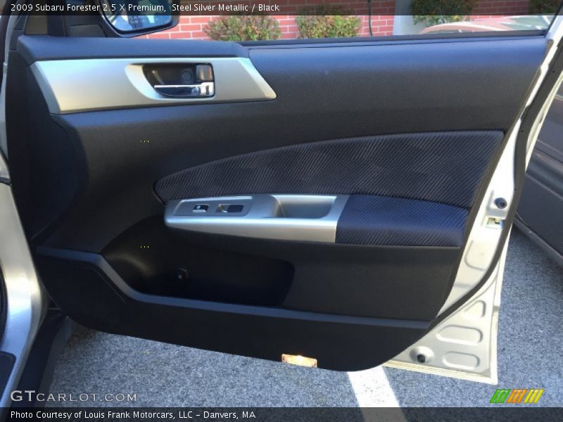Steel Silver Metallic / Black 2009 Subaru Forester 2.5 X Premium
