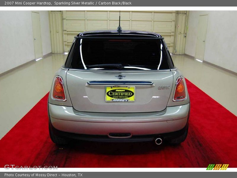 Sparkling Silver Metallic / Carbon Black/Black 2007 Mini Cooper Hardtop