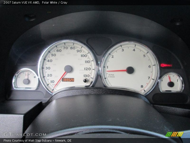Polar White / Gray 2007 Saturn VUE V6 AWD