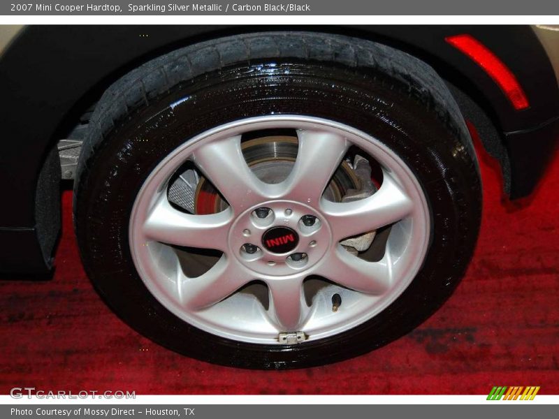 Sparkling Silver Metallic / Carbon Black/Black 2007 Mini Cooper Hardtop