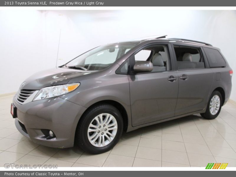 Predawn Gray Mica / Light Gray 2013 Toyota Sienna XLE