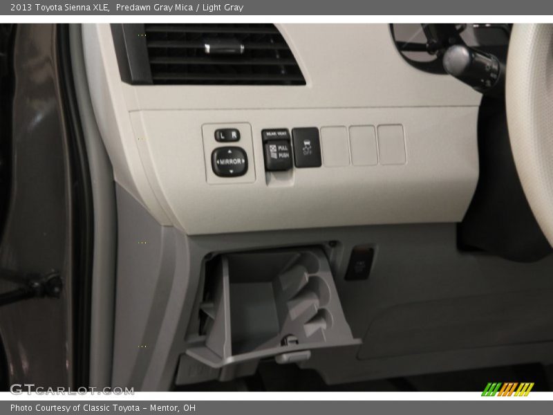 Predawn Gray Mica / Light Gray 2013 Toyota Sienna XLE