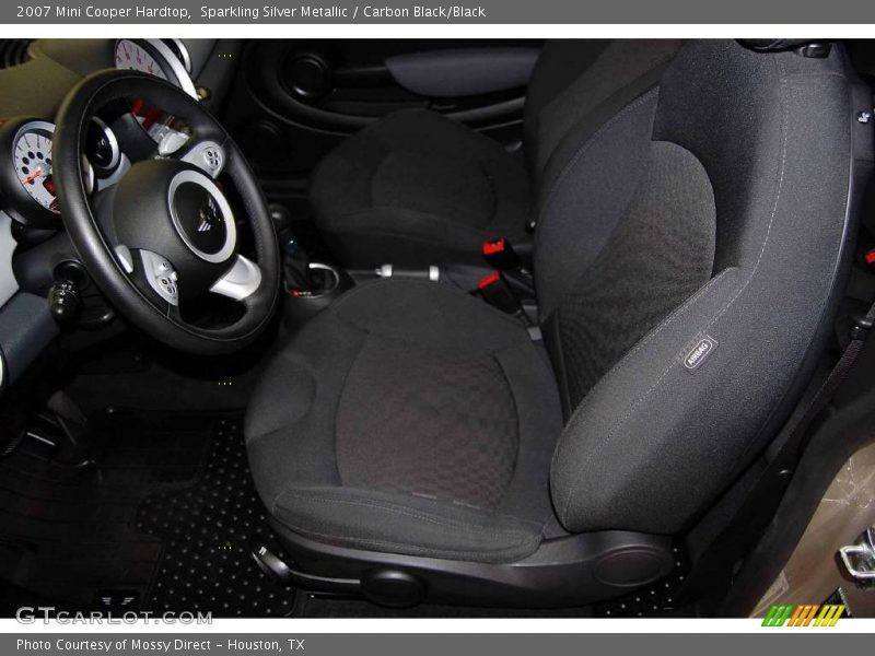 Sparkling Silver Metallic / Carbon Black/Black 2007 Mini Cooper Hardtop