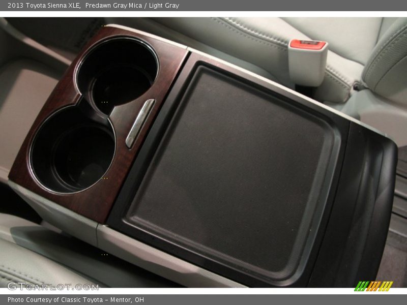 Predawn Gray Mica / Light Gray 2013 Toyota Sienna XLE