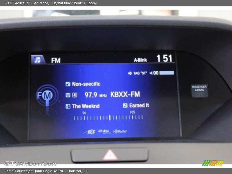 Crystal Black Pearl / Ebony 2016 Acura RDX Advance