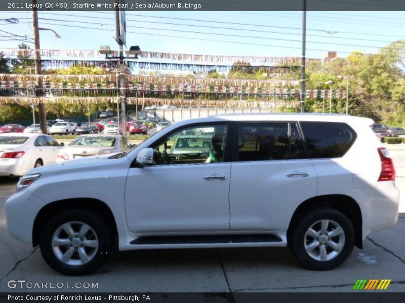 Starfire White Pearl / Sepia/Auburn Bubinga 2011 Lexus GX 460