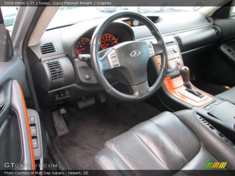 Liquid Platinum Metallic / Graphite 2006 Infiniti G 35 x Sedan