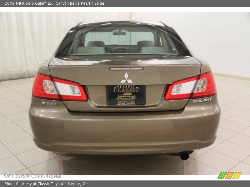 Canyon Beige Pearl / Beige 2009 Mitsubishi Galant ES