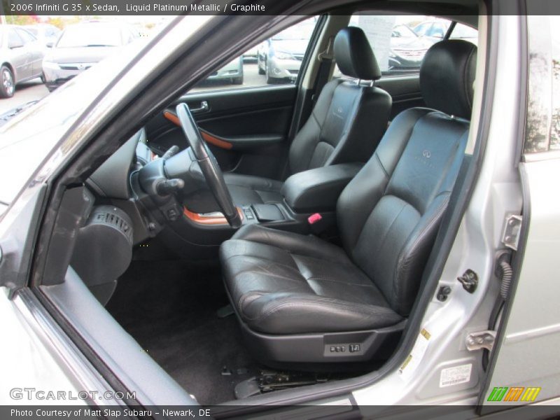 Liquid Platinum Metallic / Graphite 2006 Infiniti G 35 x Sedan