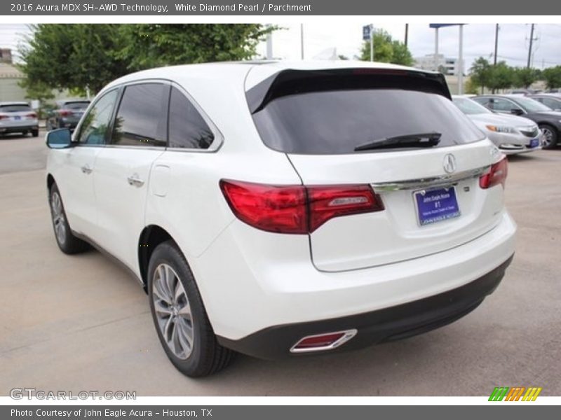 White Diamond Pearl / Parchment 2016 Acura MDX SH-AWD Technology