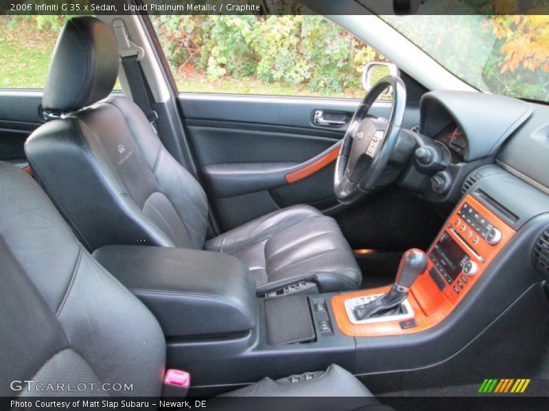 Liquid Platinum Metallic / Graphite 2006 Infiniti G 35 x Sedan