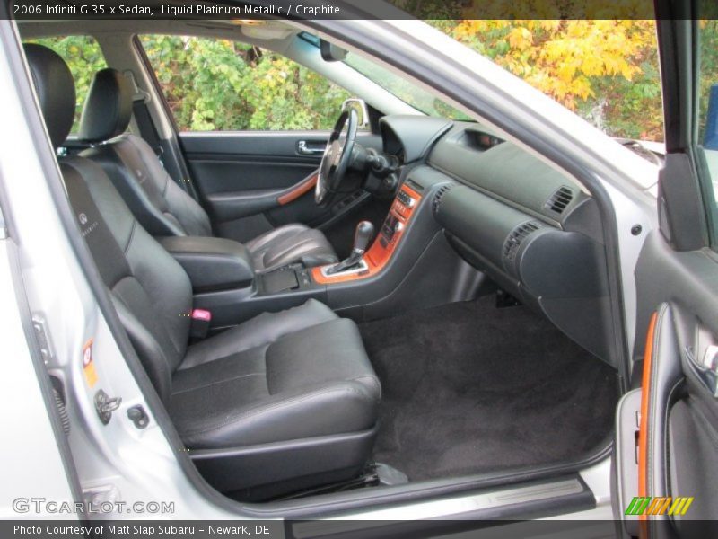 Liquid Platinum Metallic / Graphite 2006 Infiniti G 35 x Sedan