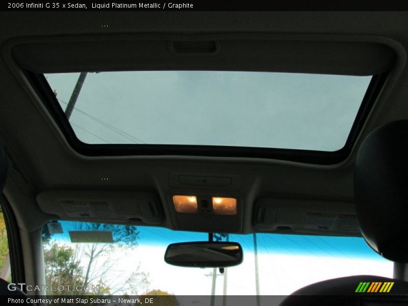 Liquid Platinum Metallic / Graphite 2006 Infiniti G 35 x Sedan