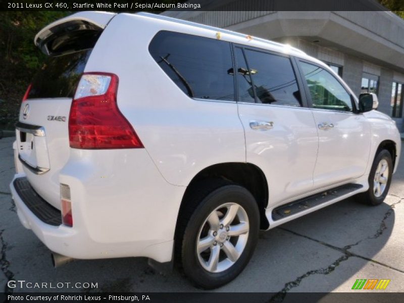 Starfire White Pearl / Sepia/Auburn Bubinga 2011 Lexus GX 460