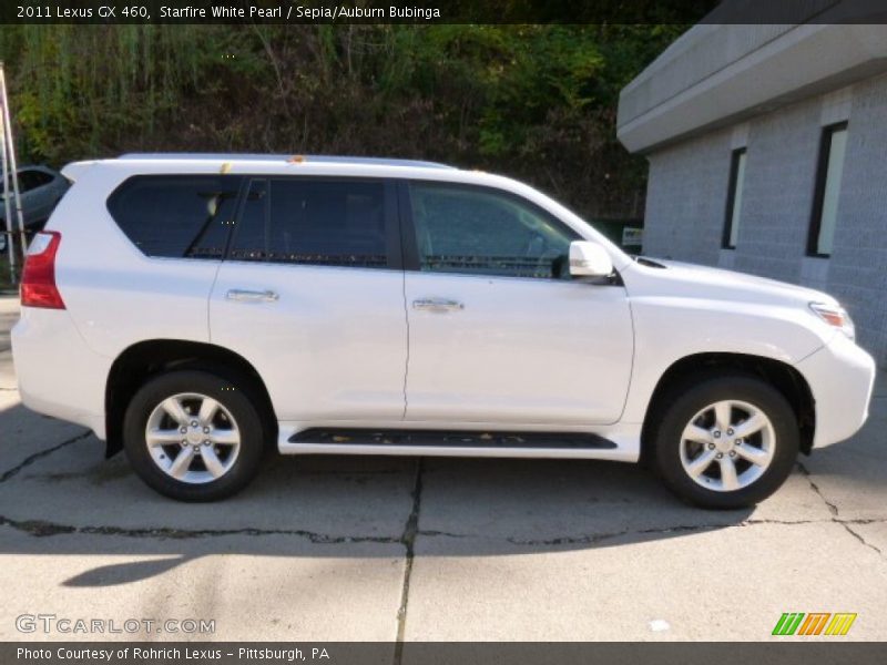 Starfire White Pearl / Sepia/Auburn Bubinga 2011 Lexus GX 460