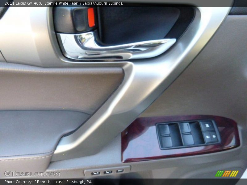 Starfire White Pearl / Sepia/Auburn Bubinga 2011 Lexus GX 460