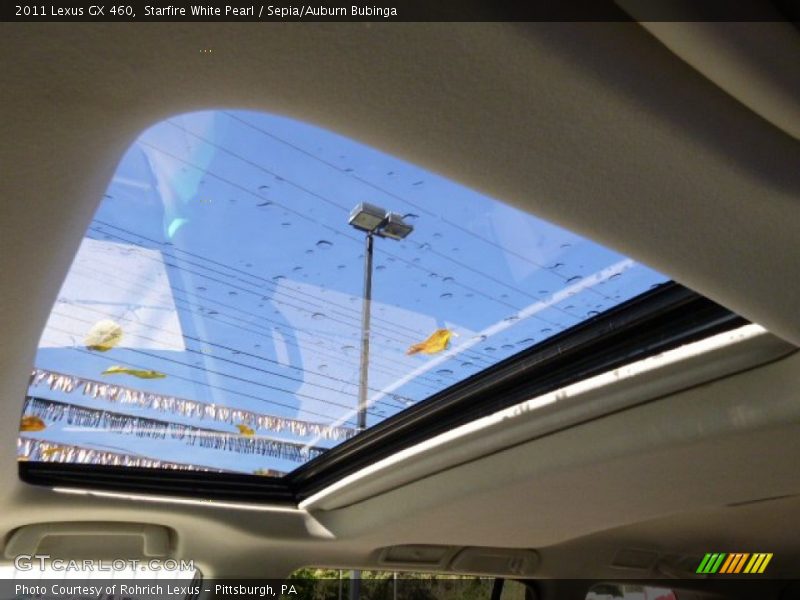 Starfire White Pearl / Sepia/Auburn Bubinga 2011 Lexus GX 460