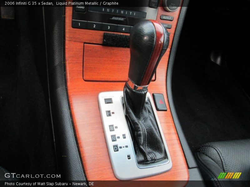 Liquid Platinum Metallic / Graphite 2006 Infiniti G 35 x Sedan